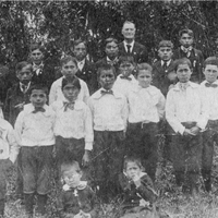 Tulalip Mission School students before 1900